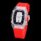 Richard mille RM07-02 Transparent Case Red Rubber Strap Watch(6)_th.jpg